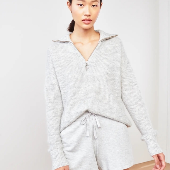 Quince Sweaters - Quince Baby Alpaca-Wool Quarter Zip